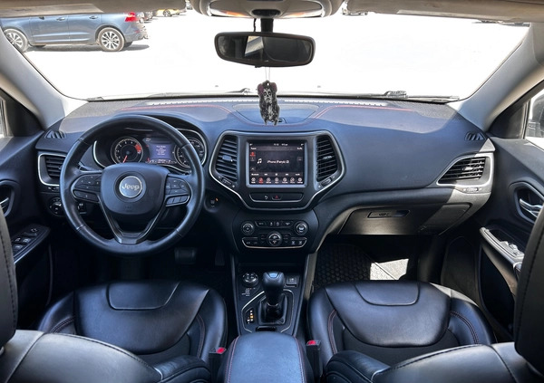 Jeep Cherokee cena 91000 przebieg: 87000, rok produkcji 2019 z Gdańsk małe 37